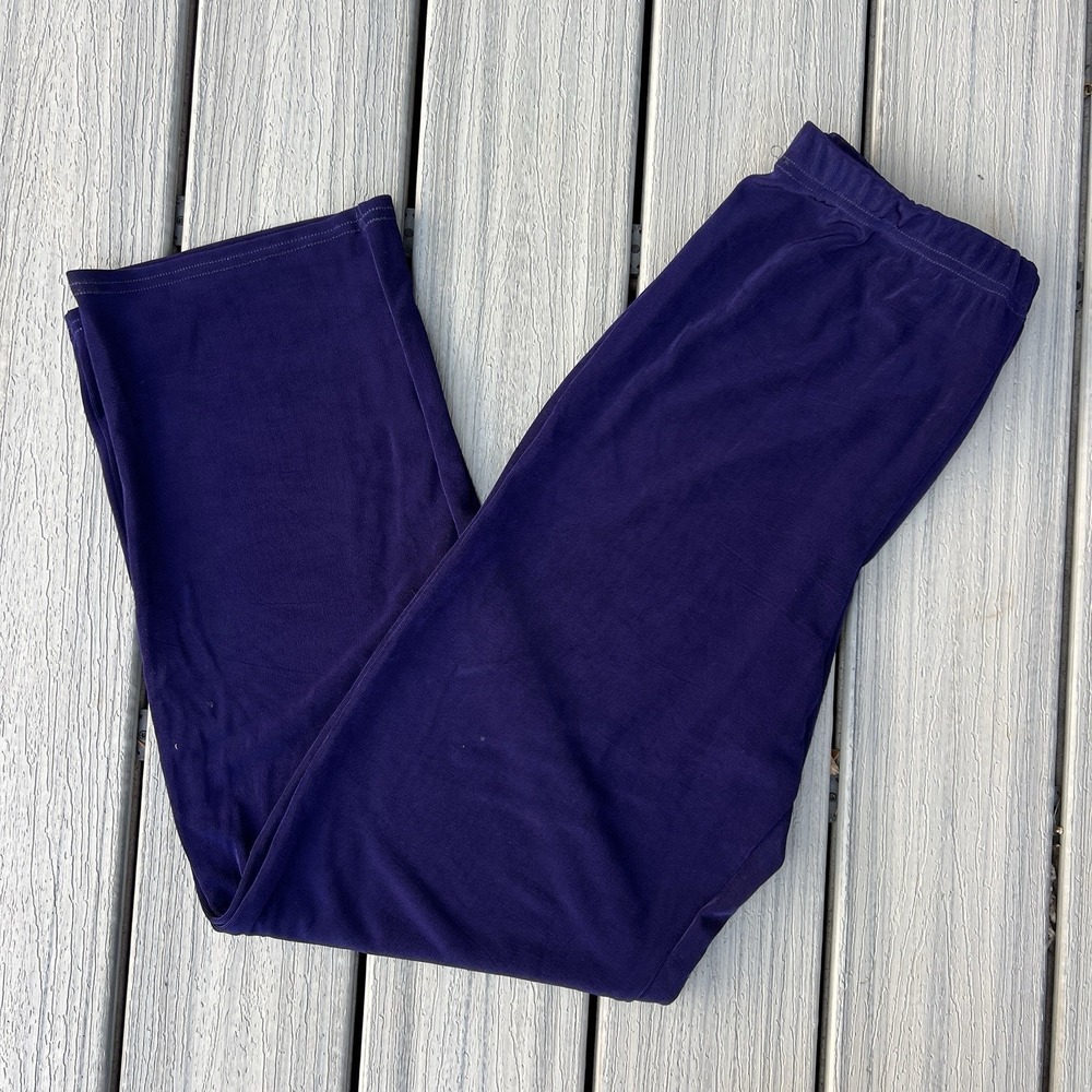 JOSTAR ACETATE Spandex SLINKY Knit DRESS PANTS Royal Blue M Medium Straight Leg - Picture 6 of 11
